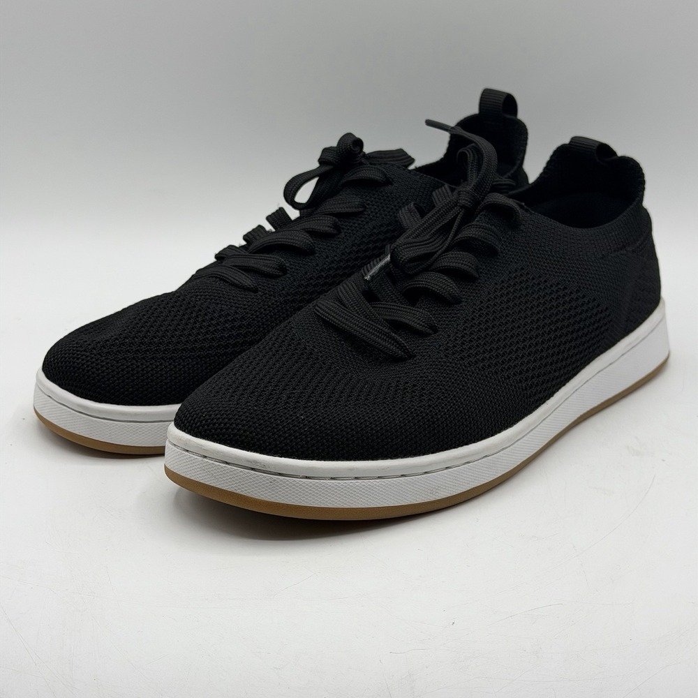 SUAVS Shoes Mens 6.5/Womens 8.5 Black Knit Casual Sneakers Comfort Lightweight